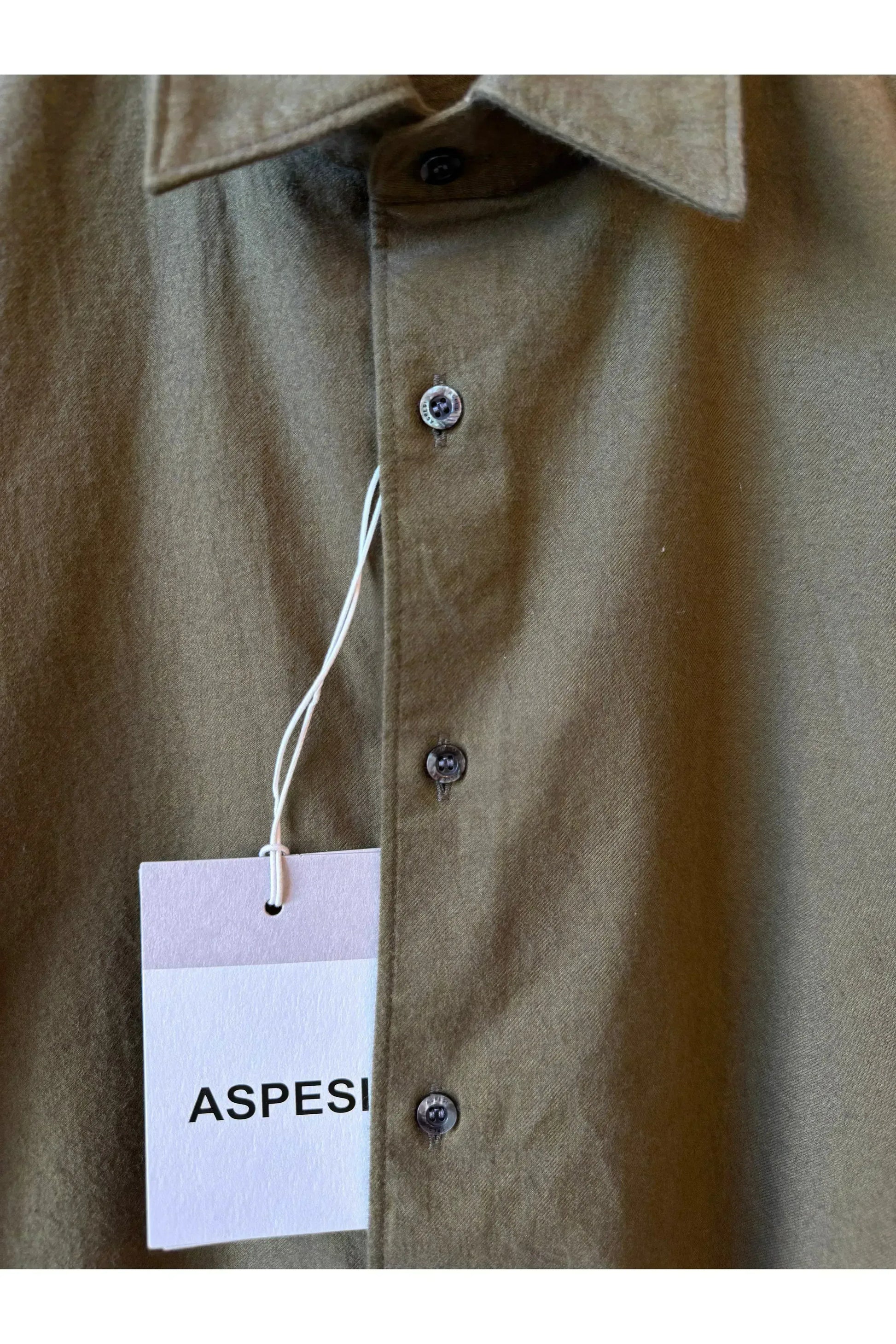 Comma Flannel Shirt - Military Green - DUNE + SALT