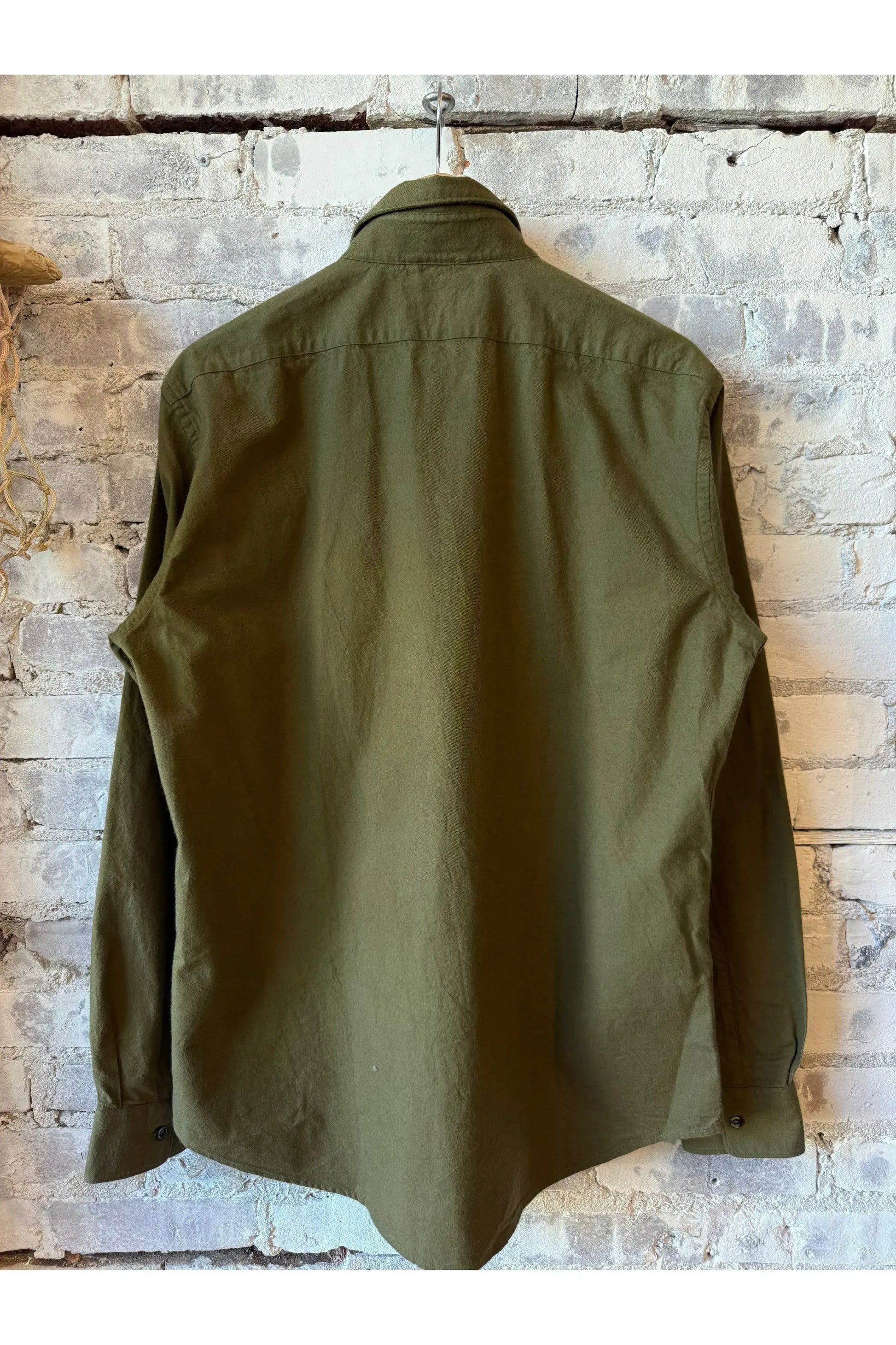 Comma Flannel Shirt - Military Green - DUNE + SALT