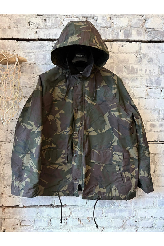 High Groove Wax Jacket - Brown Forest Camo - DUNE + SALT