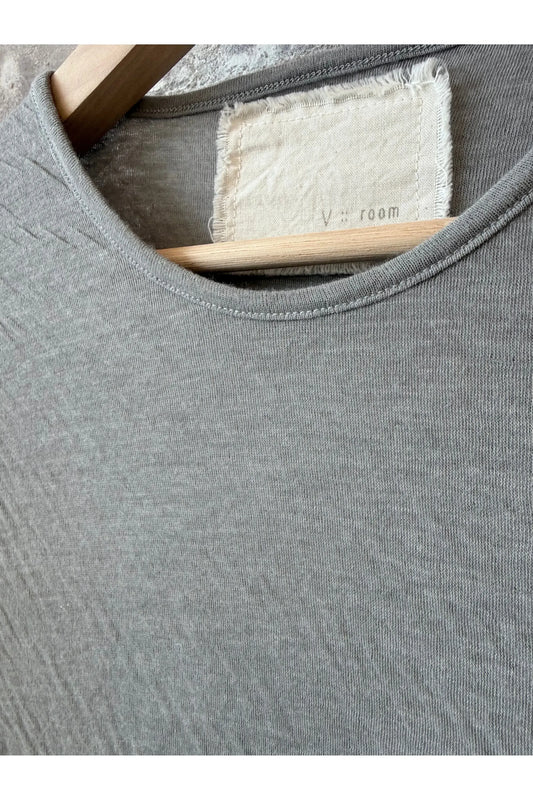 Hi-Soft Double Face L/S Crew - Charcoal - DUNE + SALT