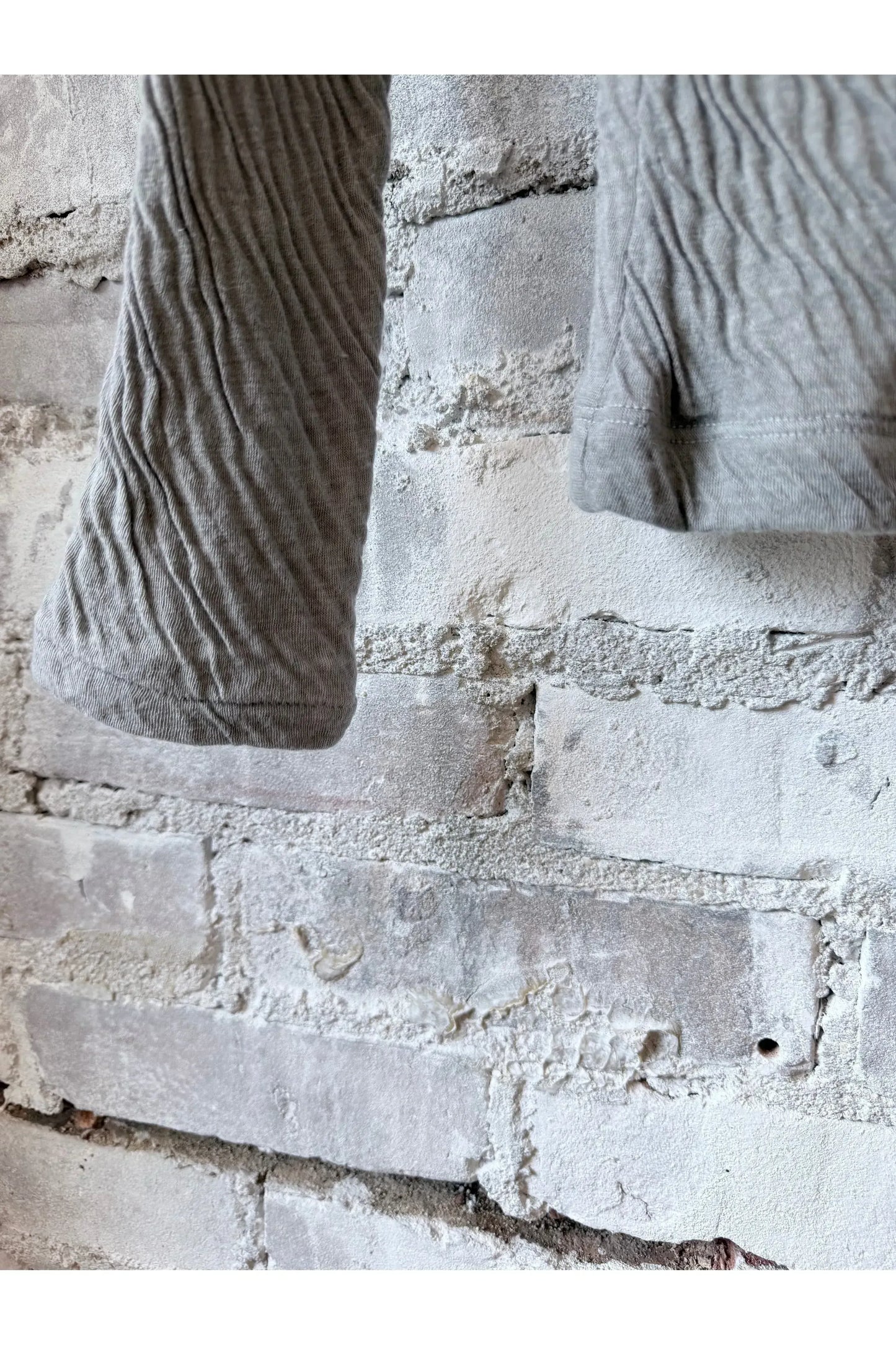 Hi-Soft Double Face L/S Crew - Charcoal - DUNE + SALT