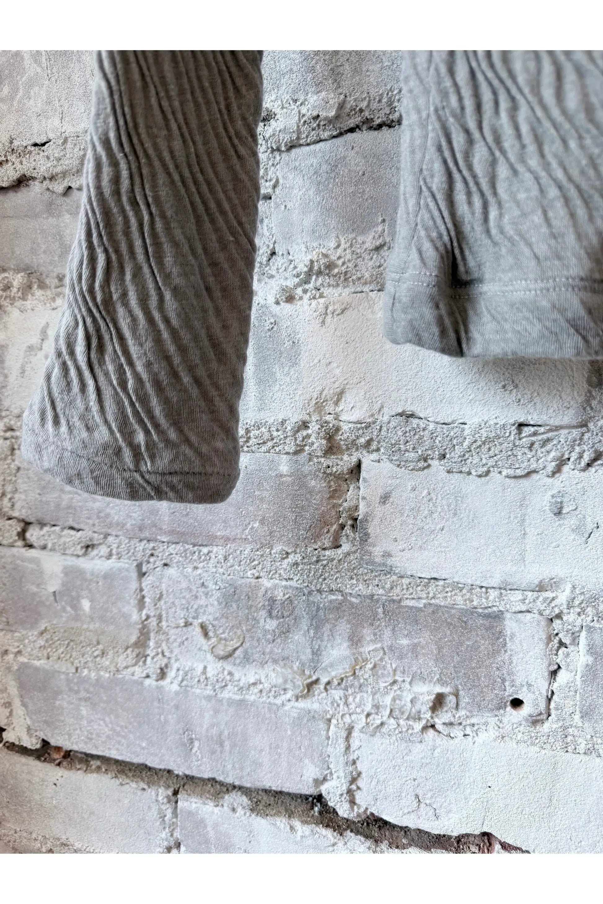 Hi-Soft Double Face L/S Crew - Charcoal - DUNE + SALT