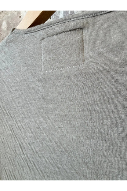 Hi-Soft Double Face L/S Crew - Charcoal - DUNE + SALT