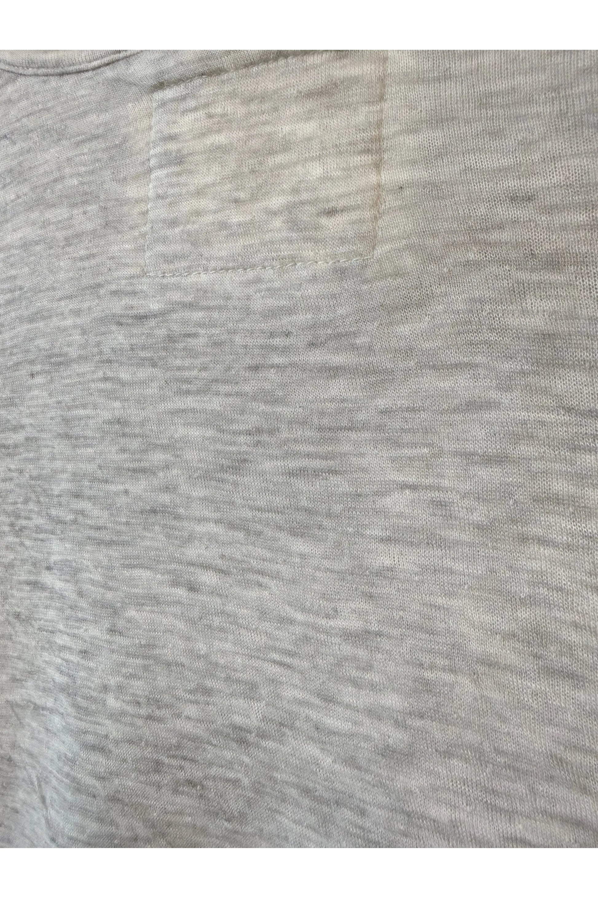 Melange Double Face LS Crew - Heather Gray - DUNE + SALT