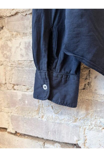 L/S Supima Jersey Easy Shirt - Navy - DUNE + SALT