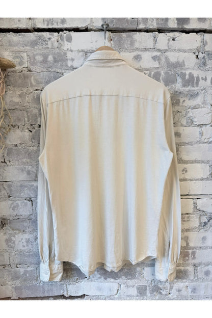 L/S Supima Jersey Easy Shirt - Ash - DUNE + SALT