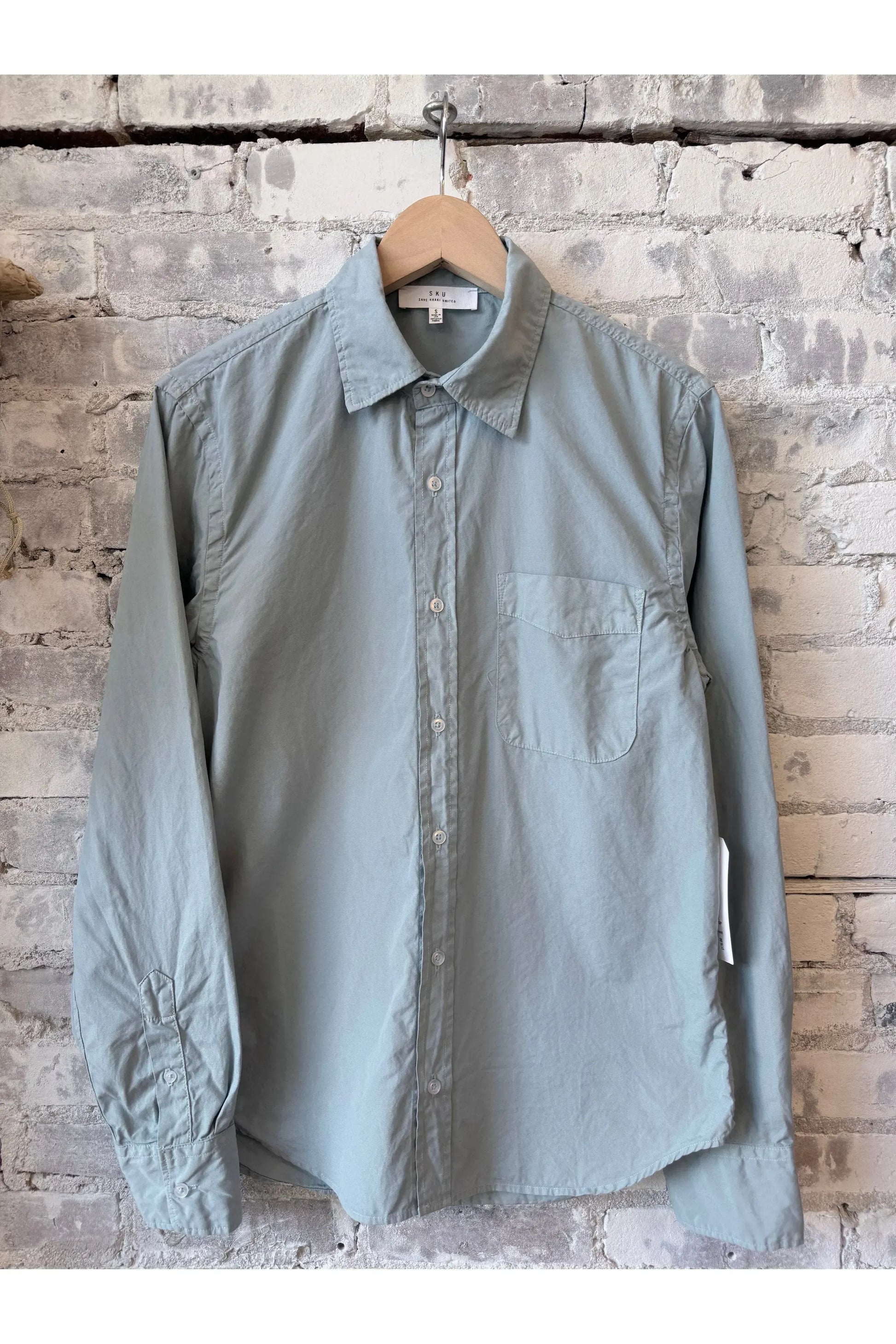 Poplin Standard Shirt - Surf - DUNE + SALT