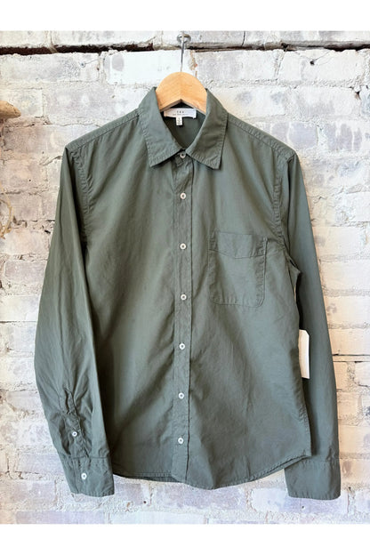 Poplin Standard Shirt - Basil - DUNE + SALT