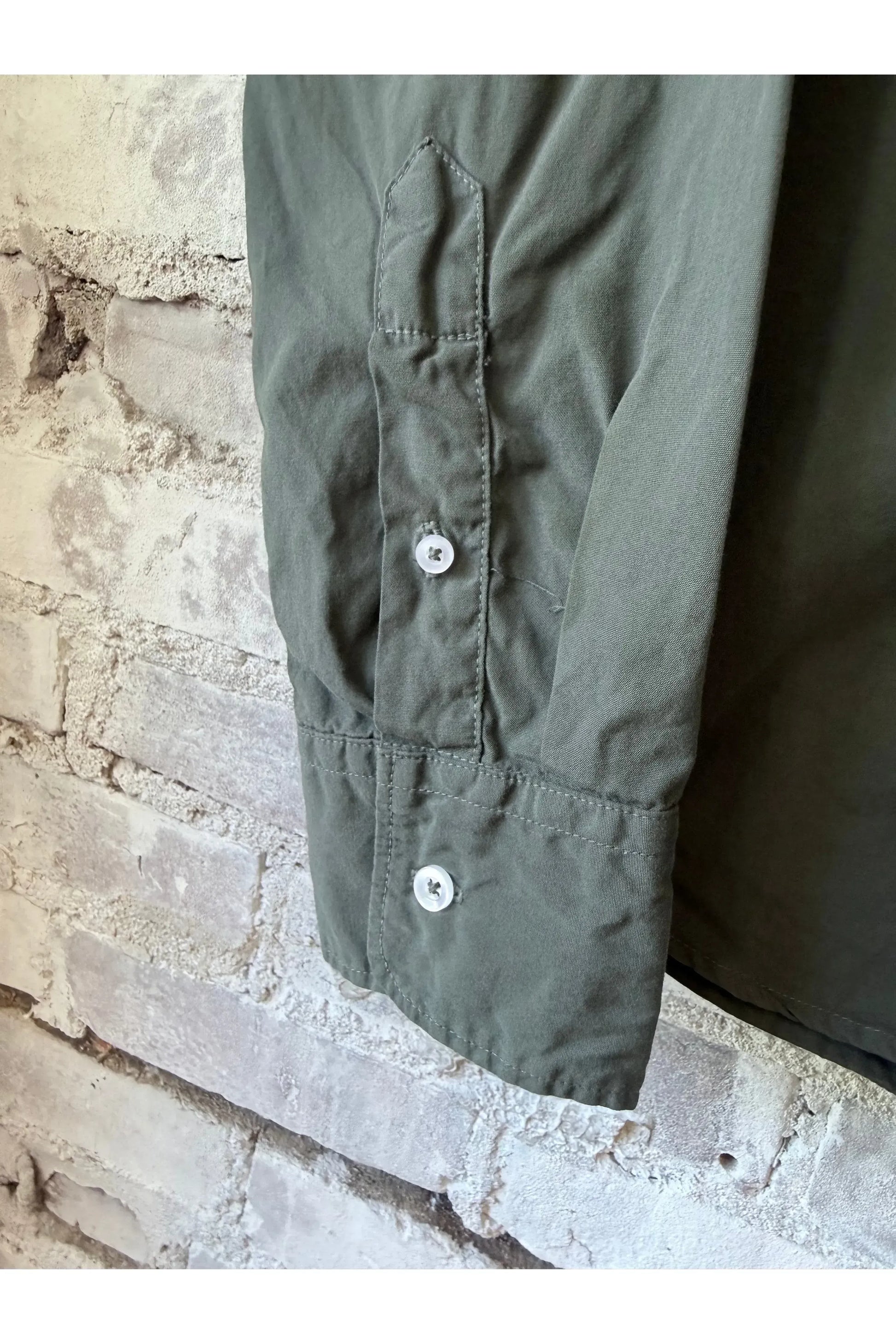Poplin Standard Shirt - Basil - DUNE + SALT