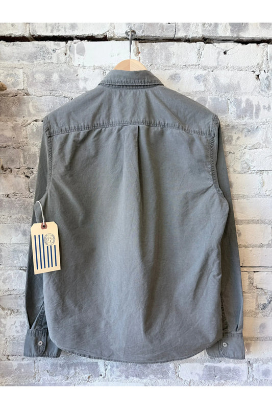 L/S American Oxford Shirt - Faded Black - DUNE + SALT