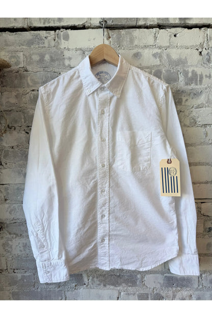 L/S American Oxford Shirt - White - DUNE + SALT
