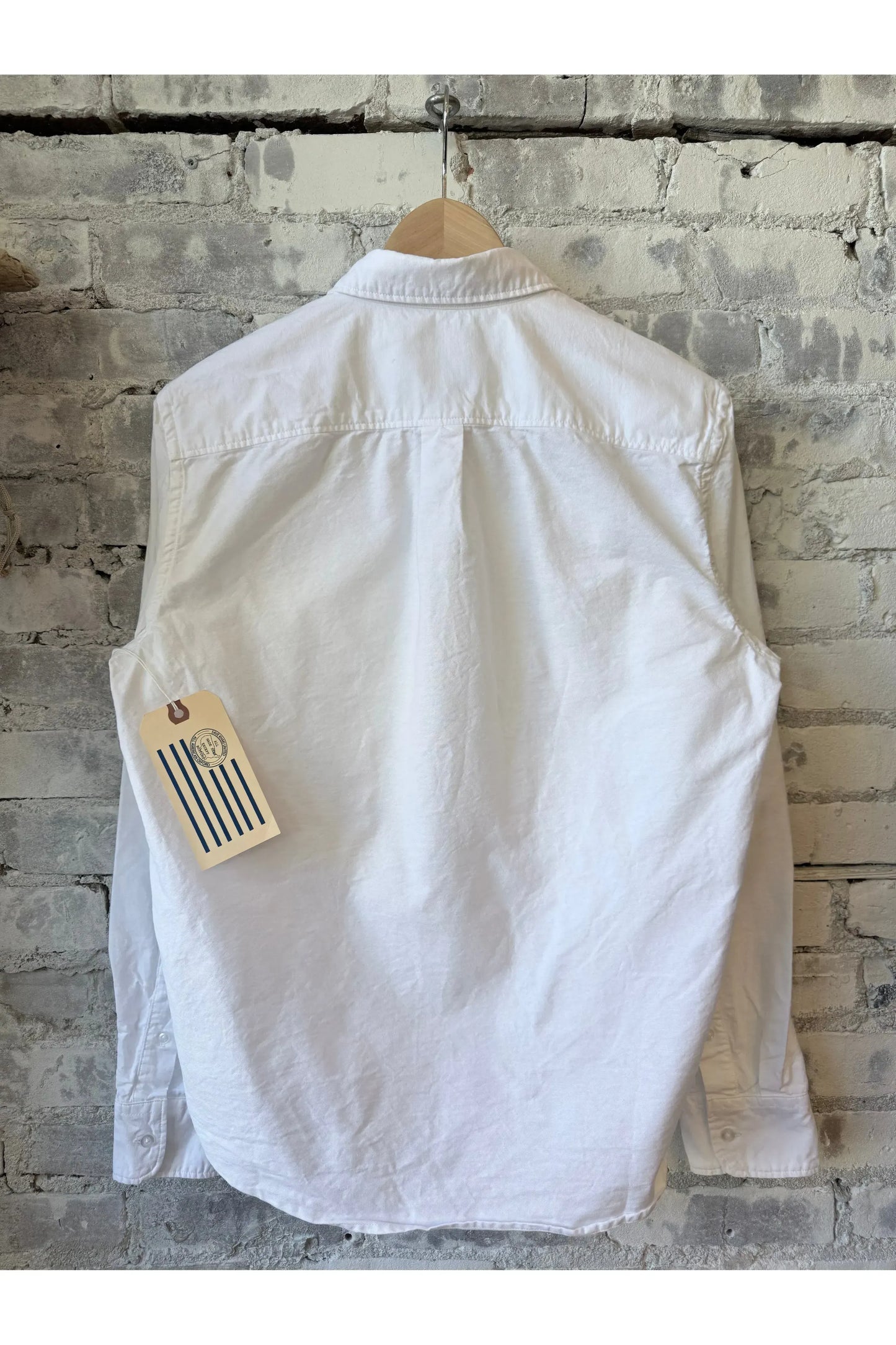 L/S American Oxford Shirt - White - DUNE + SALT