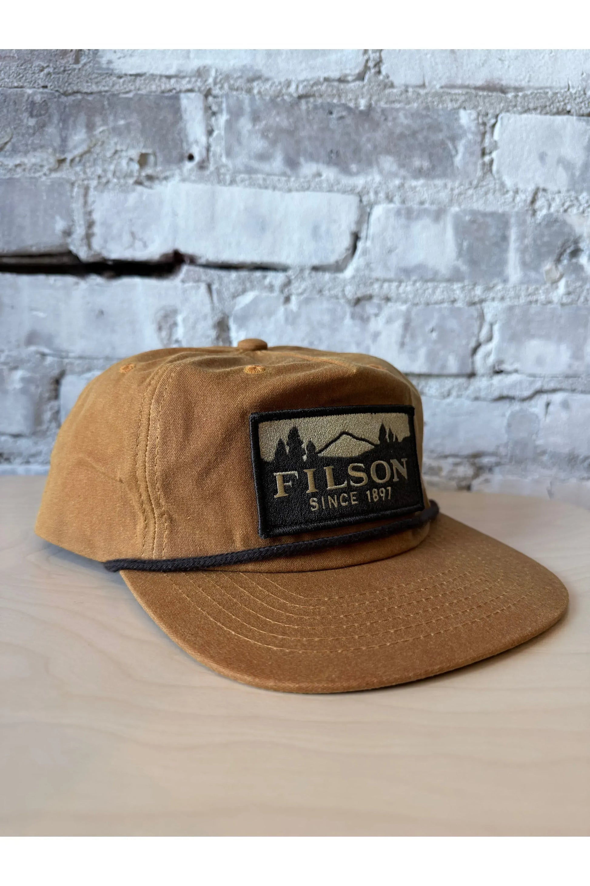 Waxed Trucker Cap - Gold Brown/Scenic - DUNE + SALT