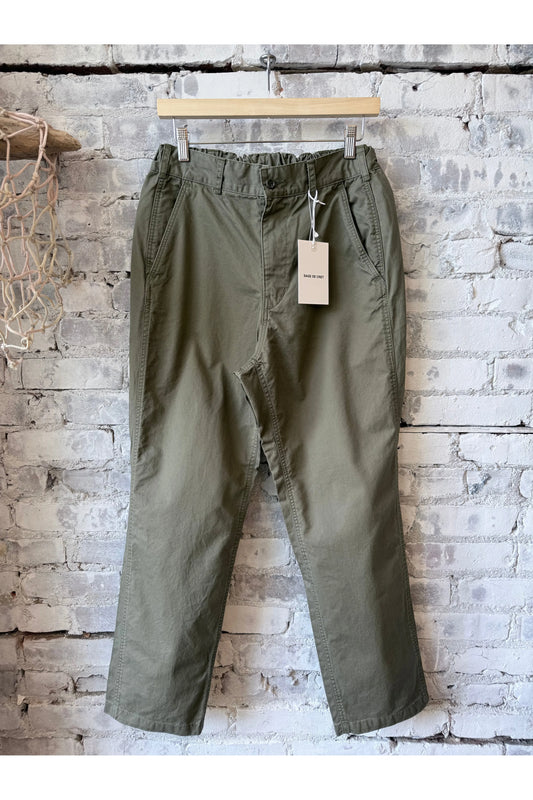 Pegtop Chino Pants - Olive - DUNE + SALT