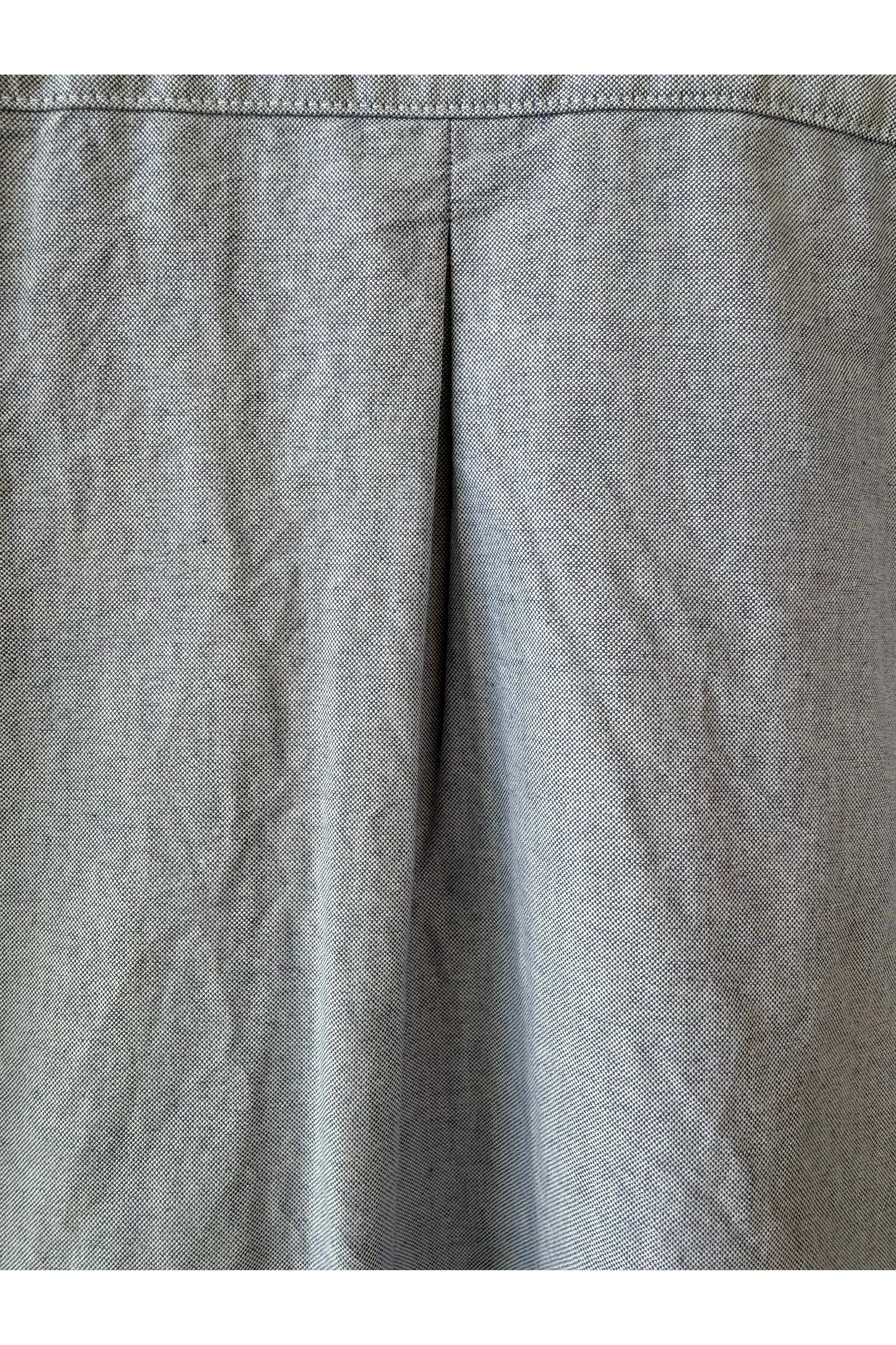 Heavy Oxford Short Point Collar Shirt - Navy - DUNE + SALT