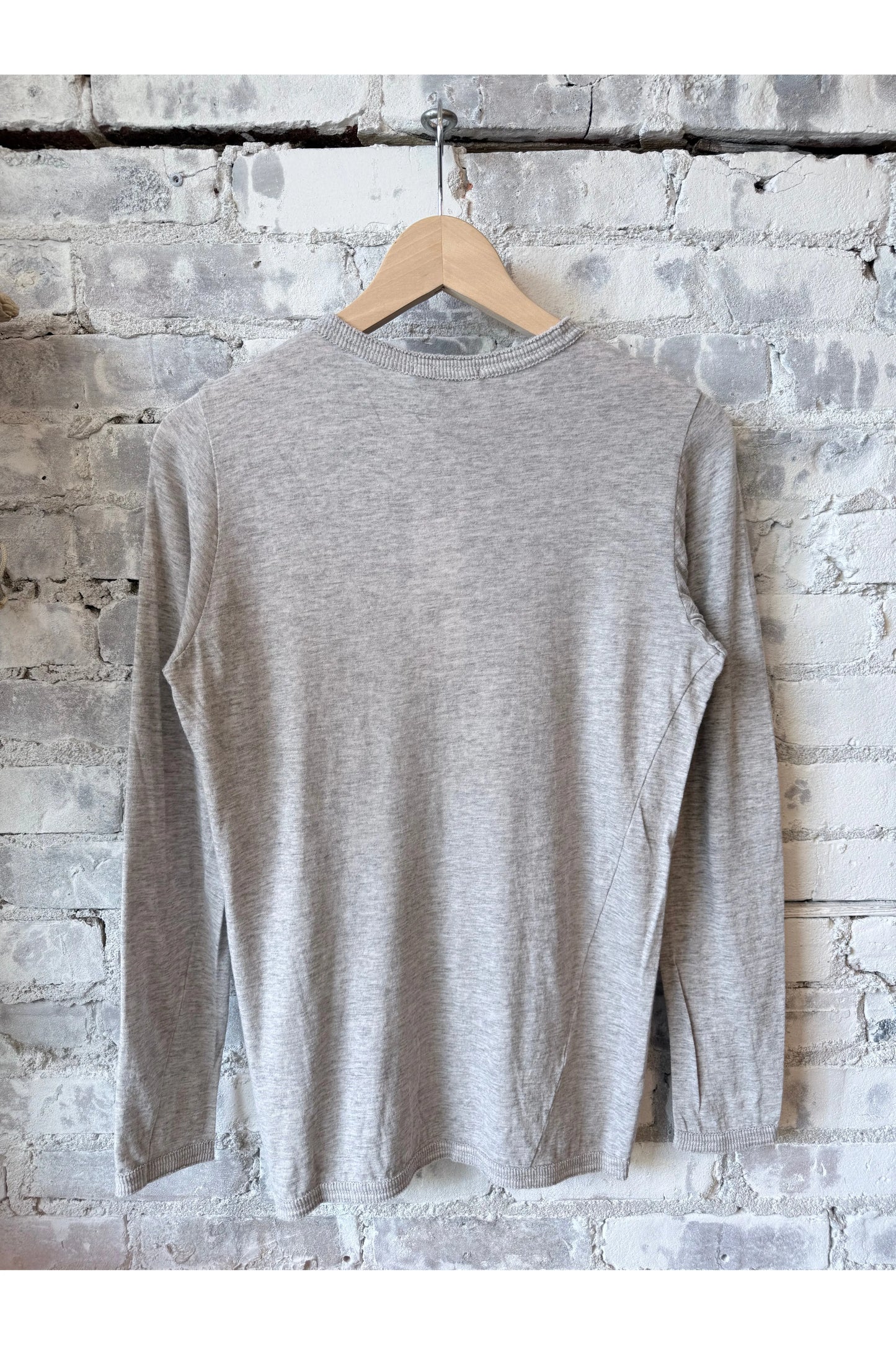 Gauze Crewneck Jersey Pullover - Grey - DUNE + SALT