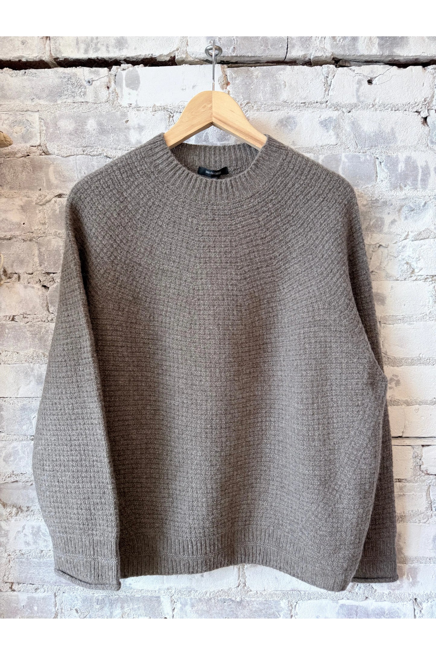 Wool Cashmere Pullover - Greige - DUNE + SALT