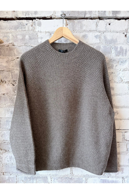 Wool Cashmere Pullover - Greige - DUNE + SALT