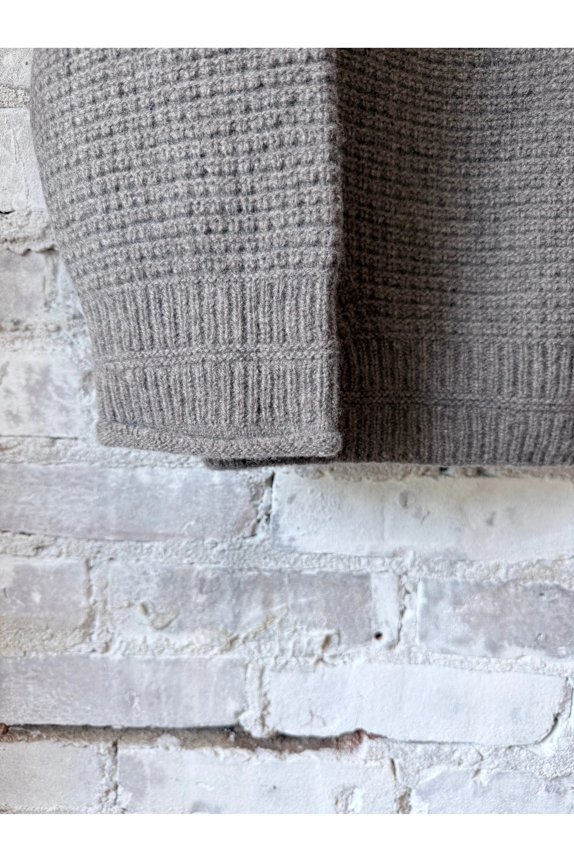 Wool Cashmere Pullover - Greige - DUNE + SALT