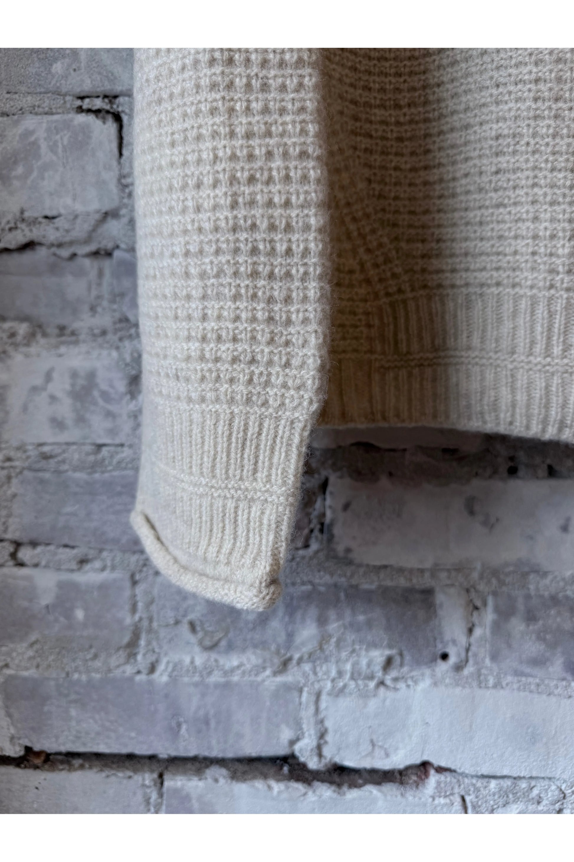 Wool Cashmere Pullover - Ivory - DUNE + SALT