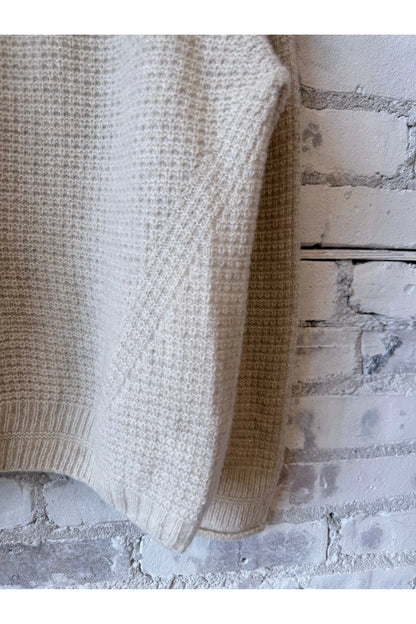 Wool Cashmere Pullover - Ivory - DUNE + SALT