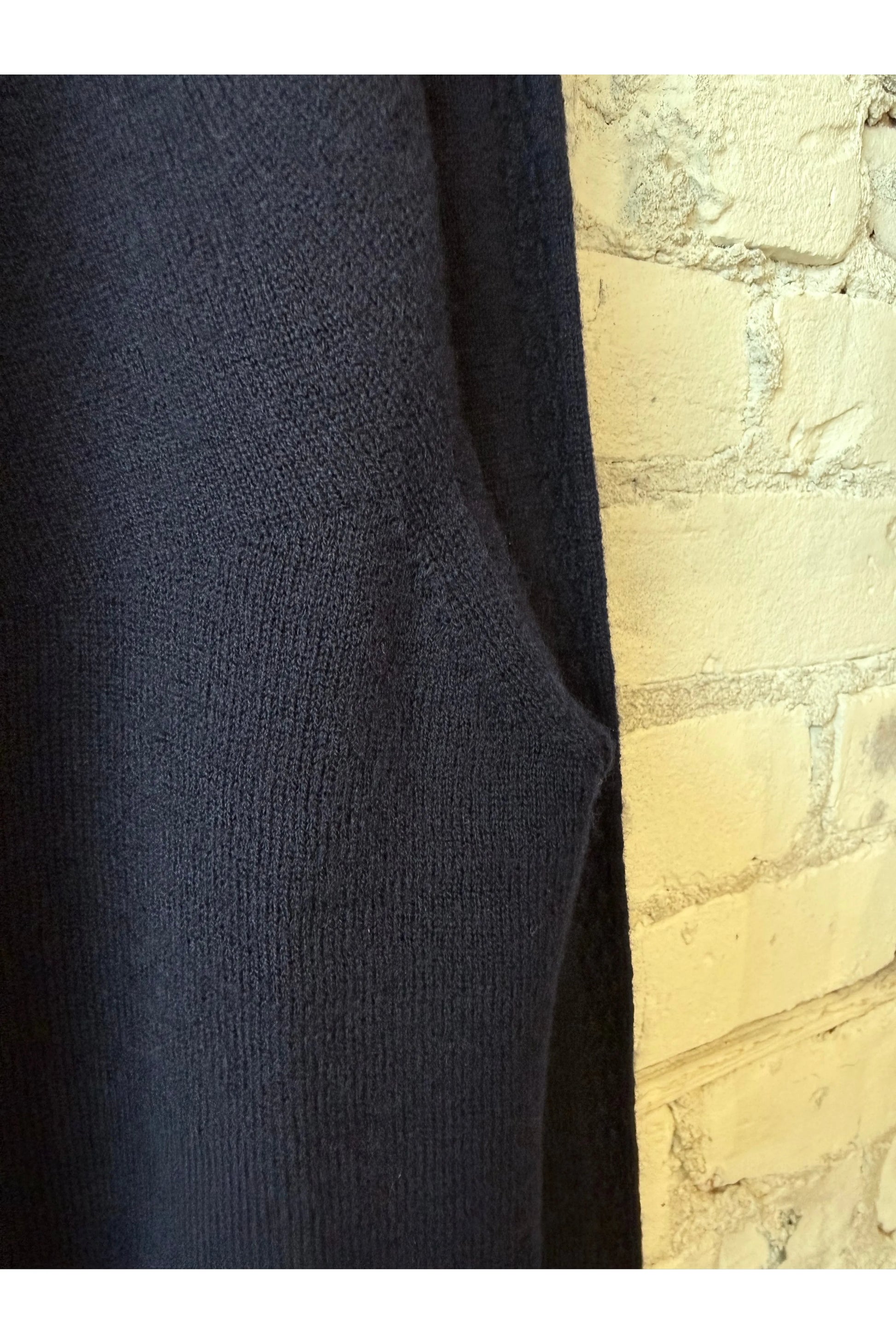 Airy Wool Crewneck Sweater - Navy - DUNE + SALT