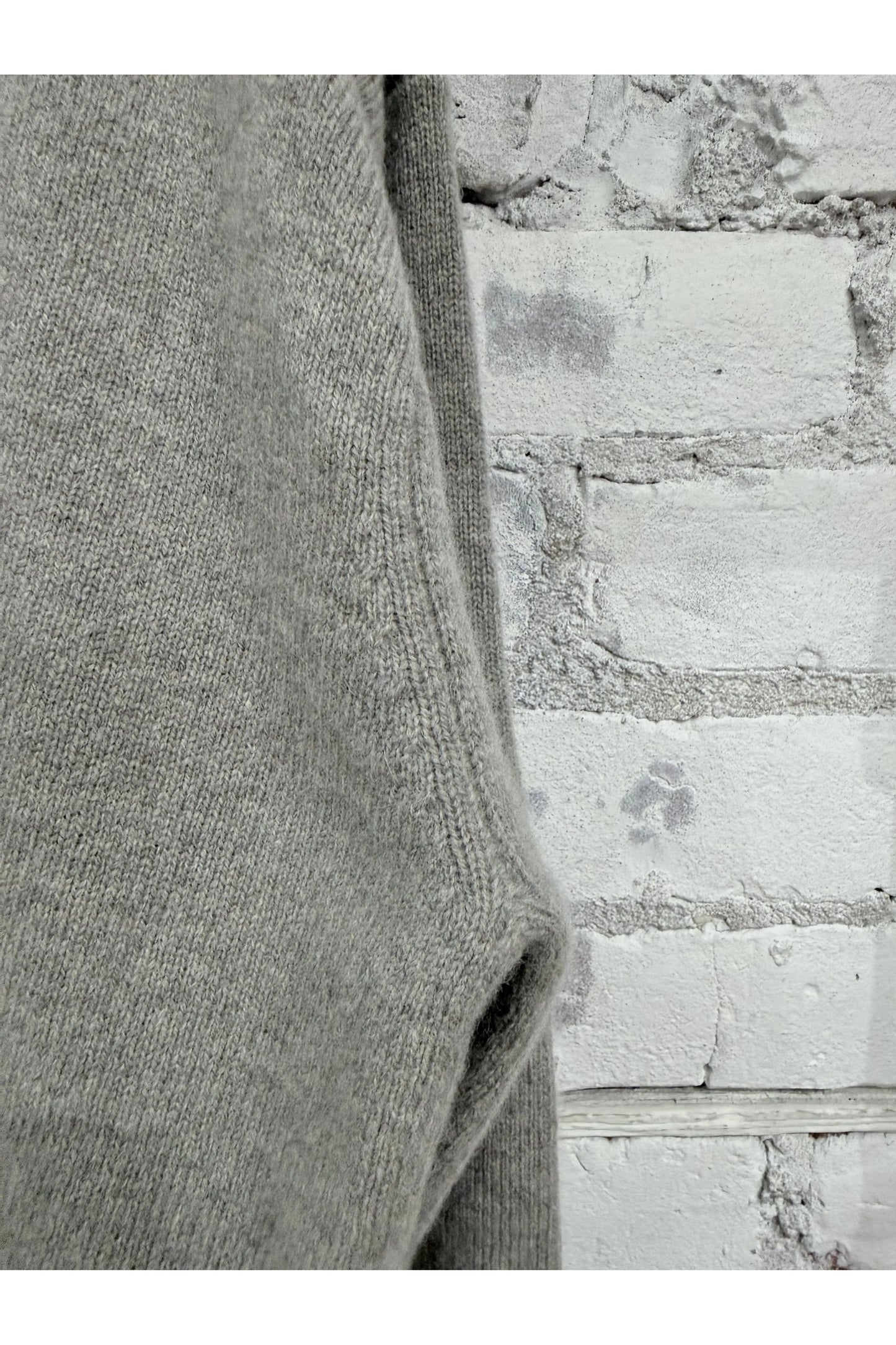 L/S Merino Jersey Knit Crew - Heather Grey - DUNE + SALT