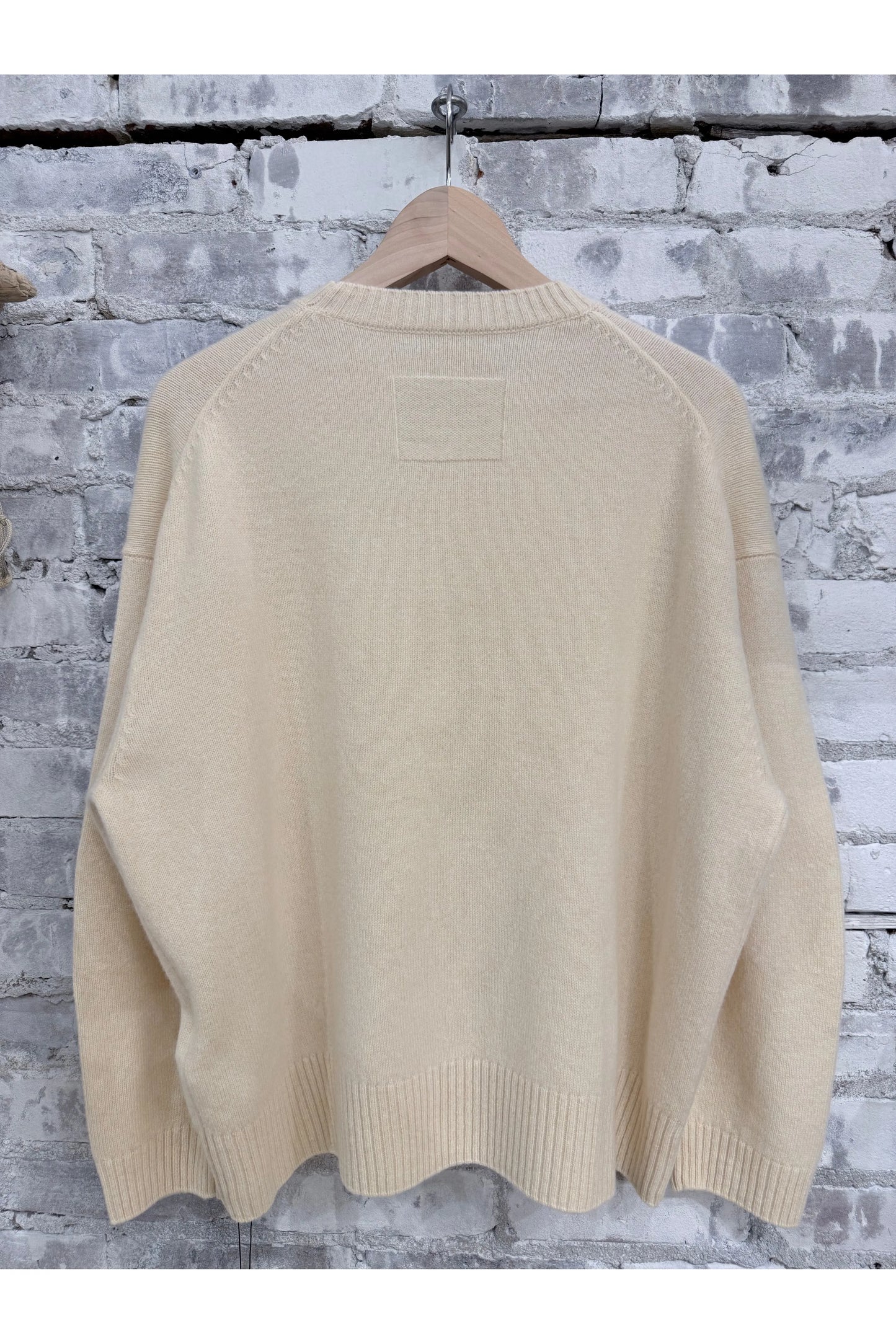 L/S Merino Jersey Knit Crew - Natural - DUNE + SALT