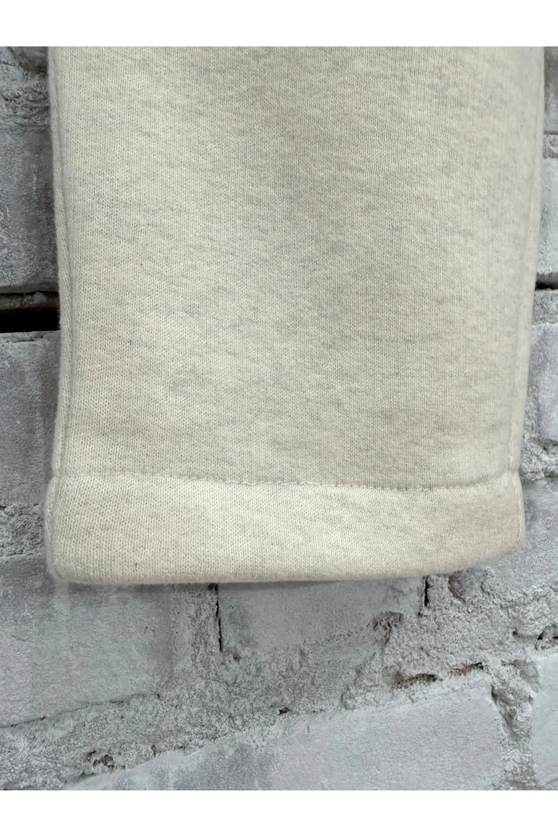 Cotton Tencel Brushed Fleece Jogger - Oat - DUNE + SALT