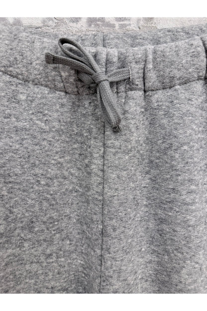 Cotton Tencel Brushed Fleece Jogger - Heather Charcoal - DUNE + SALT