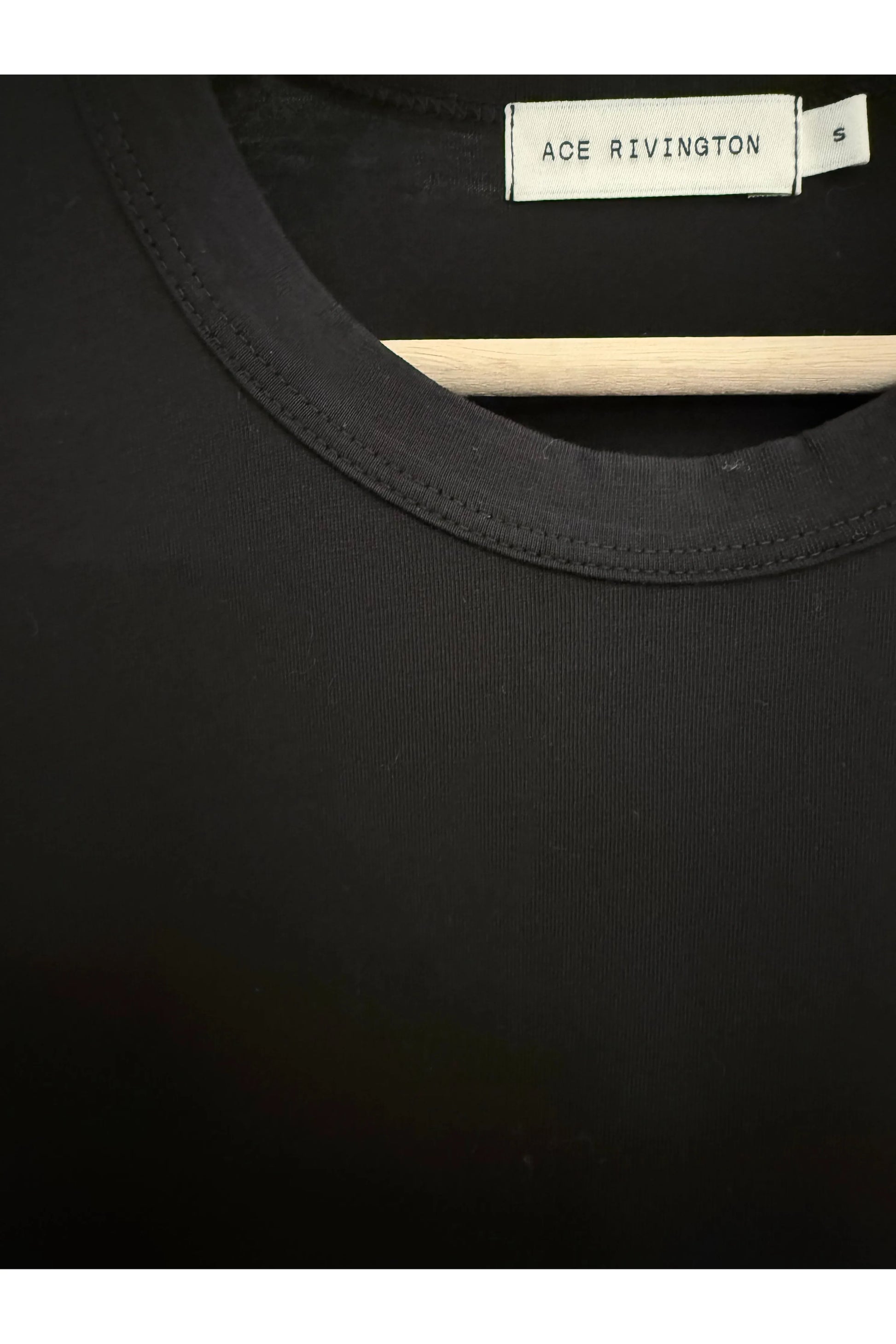 Supima SS Crewneck Tee - Black - DUNE + SALT