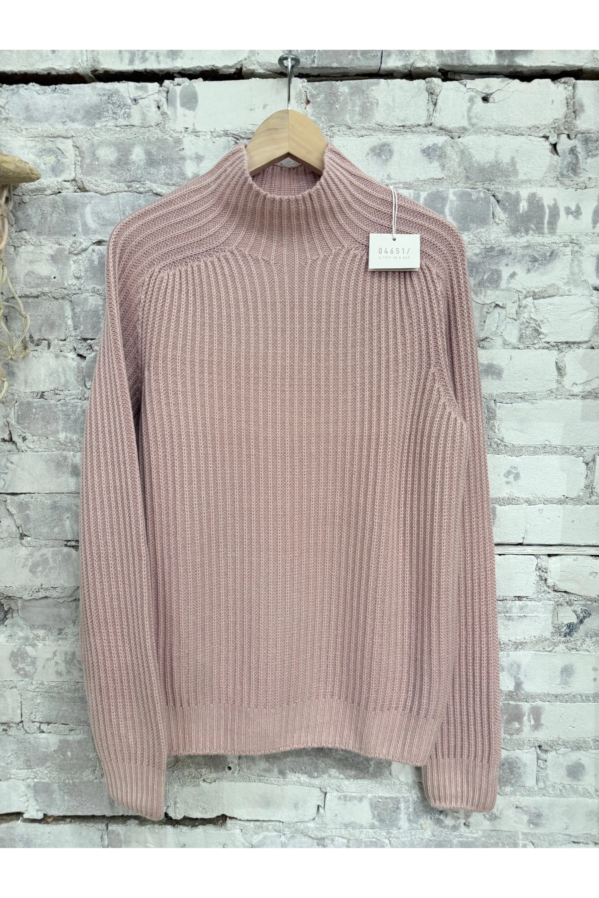 Foggy Mock Jumper - Blush - DUNE + SALT