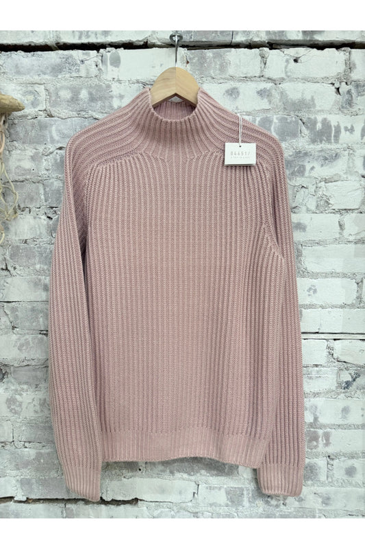 Foggy Mock Jumper - Blush - DUNE + SALT