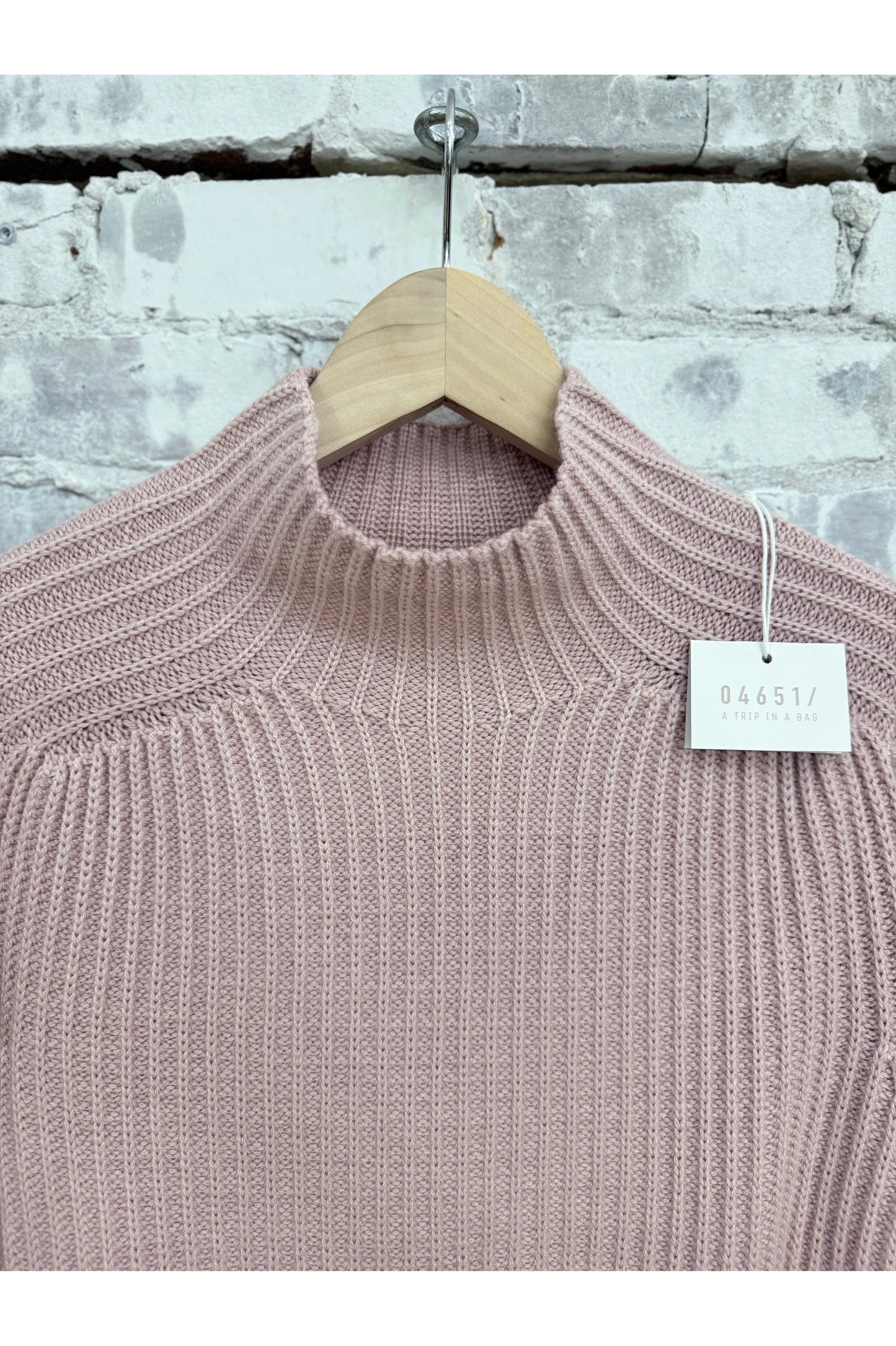 Foggy Mock Jumper - Blush - DUNE + SALT