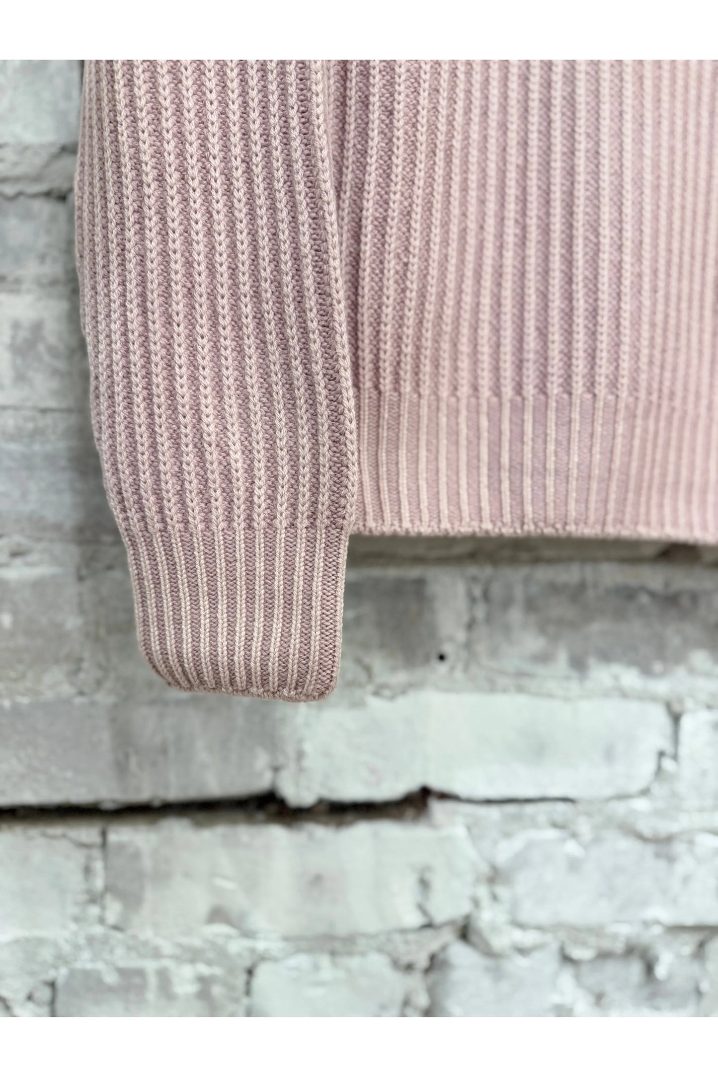 Foggy Mock Jumper - Blush - DUNE + SALT