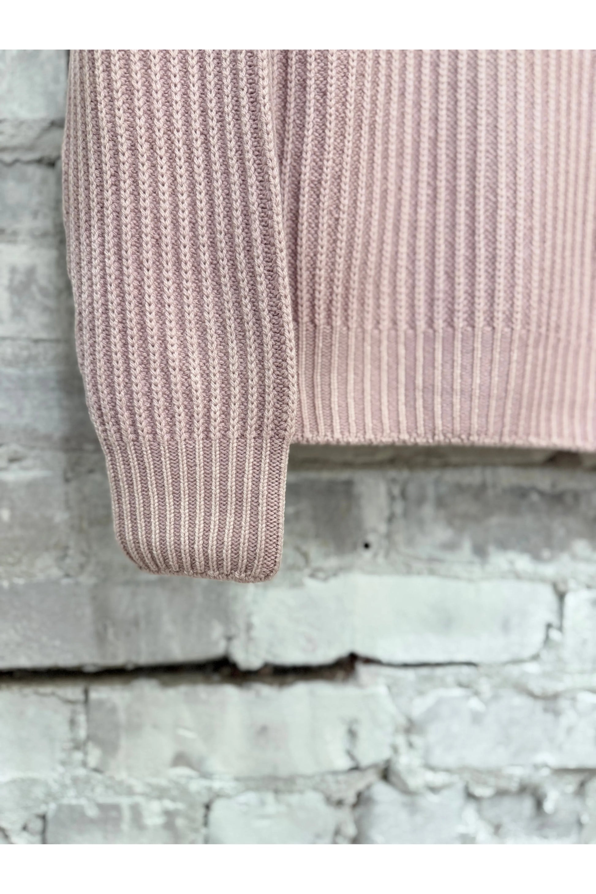 Foggy Mock Jumper - Blush - DUNE + SALT