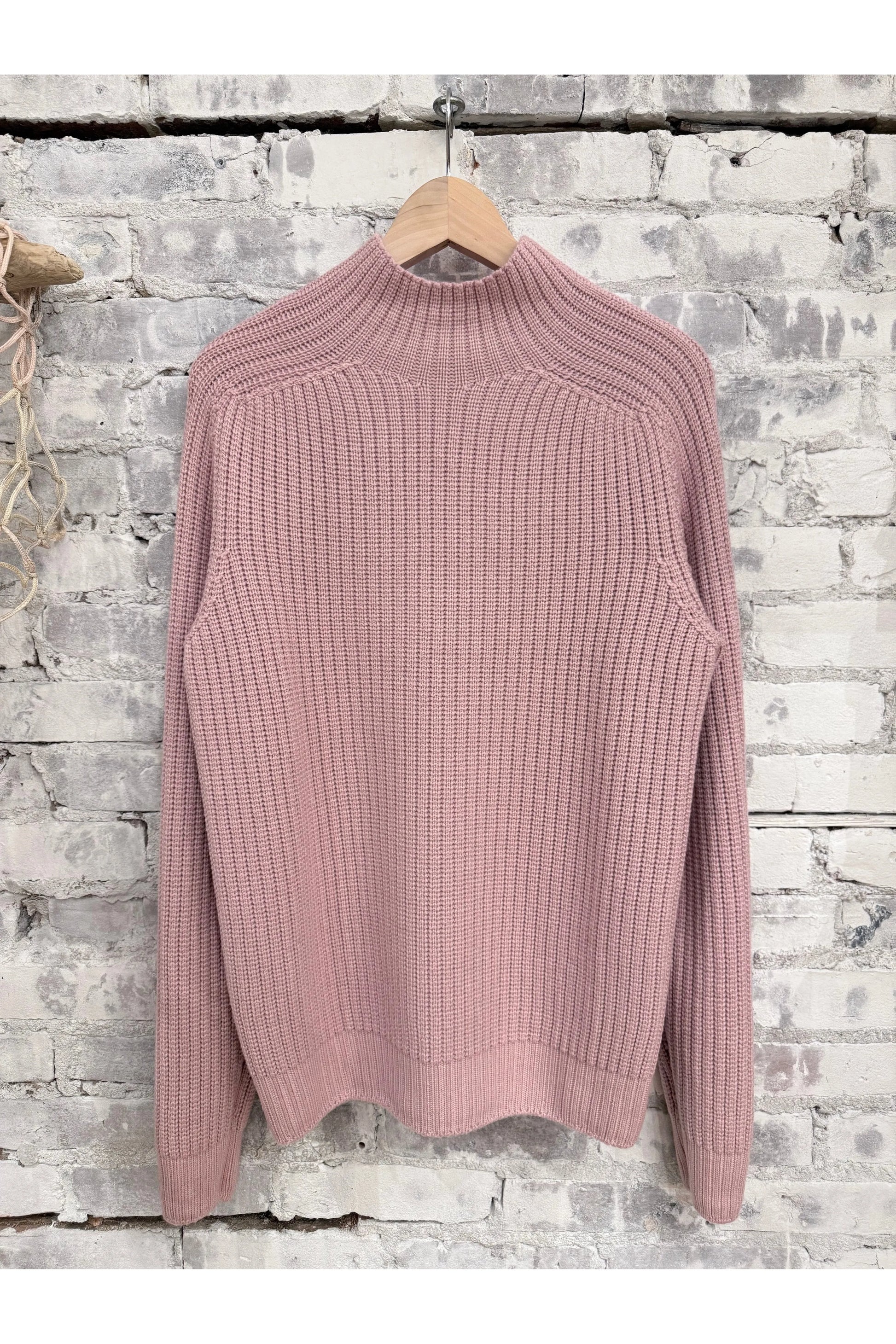 Foggy Mock Jumper - Blush - DUNE + SALT