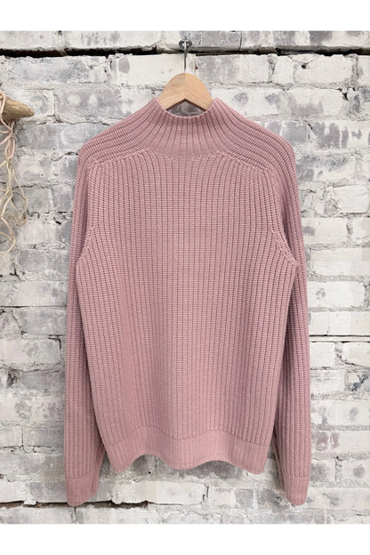 Foggy Mock Jumper - Blush - DUNE + SALT