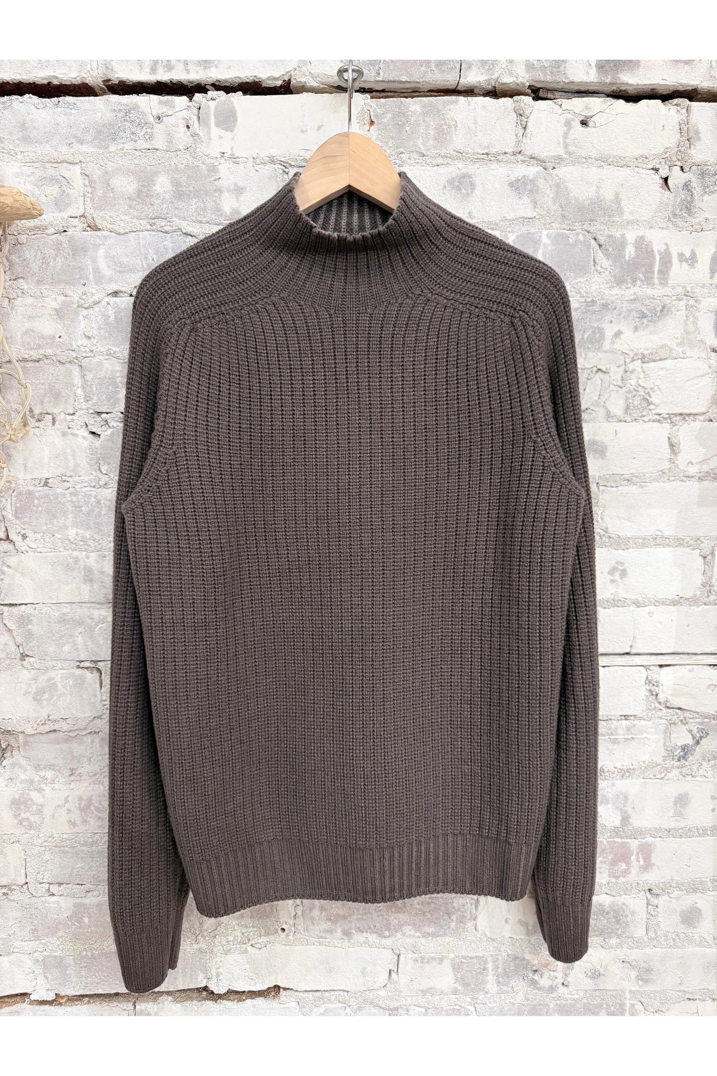 Foggy Mock Jumper - Taupe - DUNE + SALT