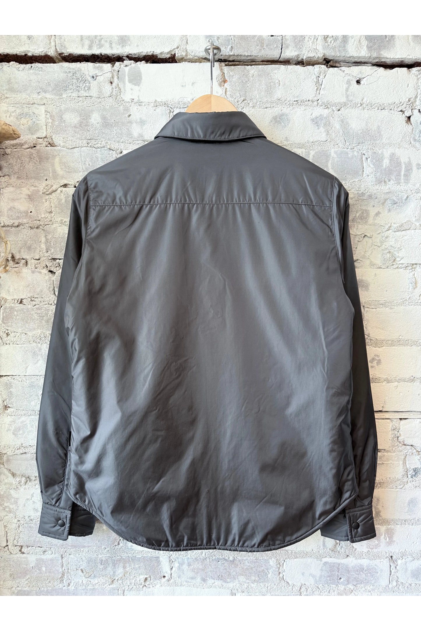 Padded Nylon Overshirt - Grey - DUNE + SALT