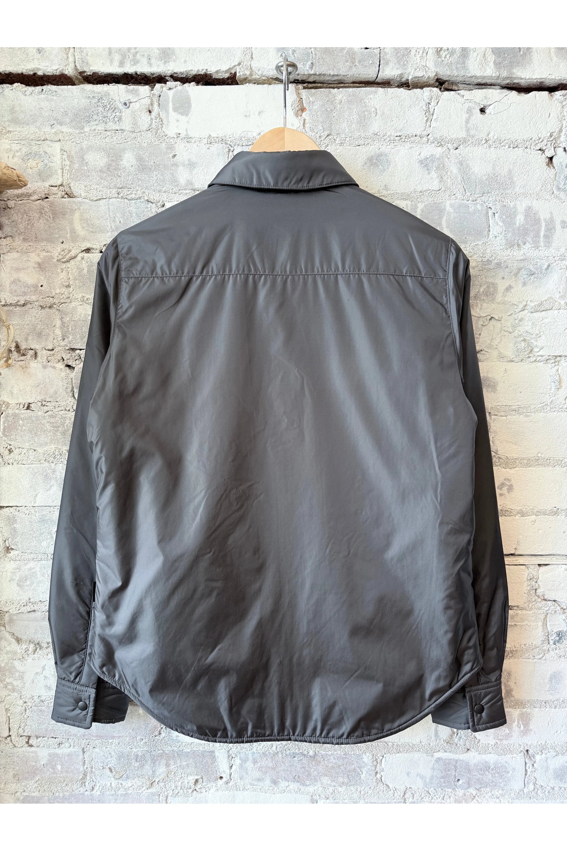 Padded Nylon Overshirt - Grey - DUNE + SALT