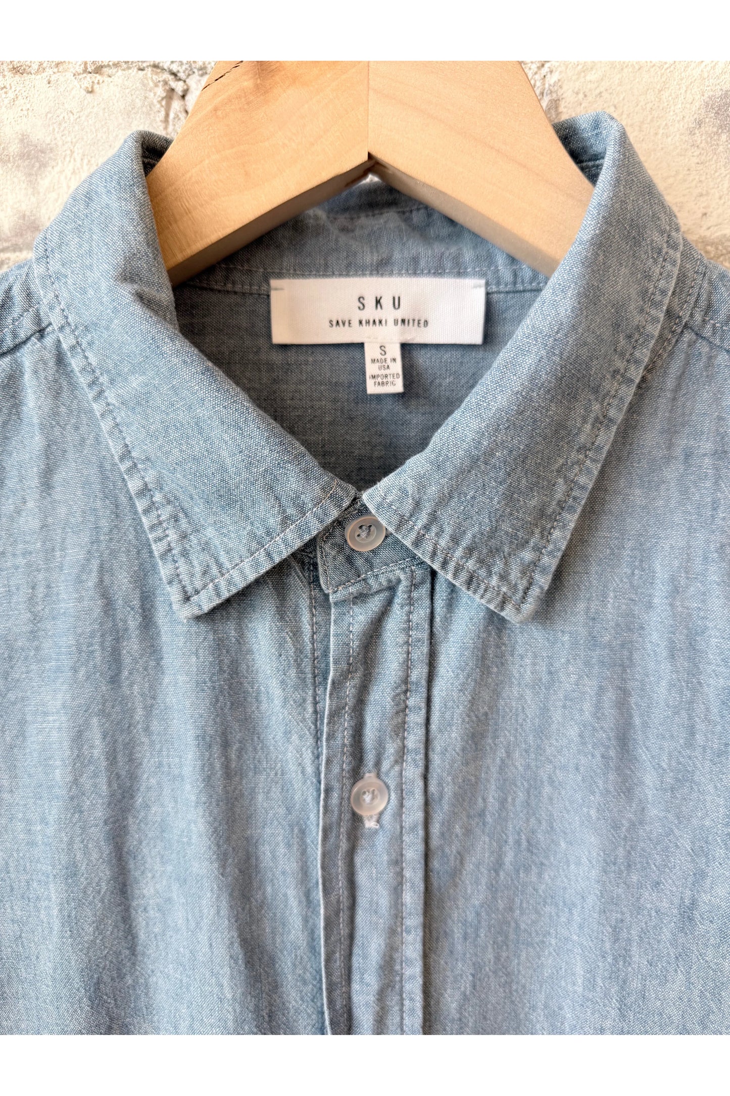 Chambray Shirt - Chambray Blue - DUNE + SALT