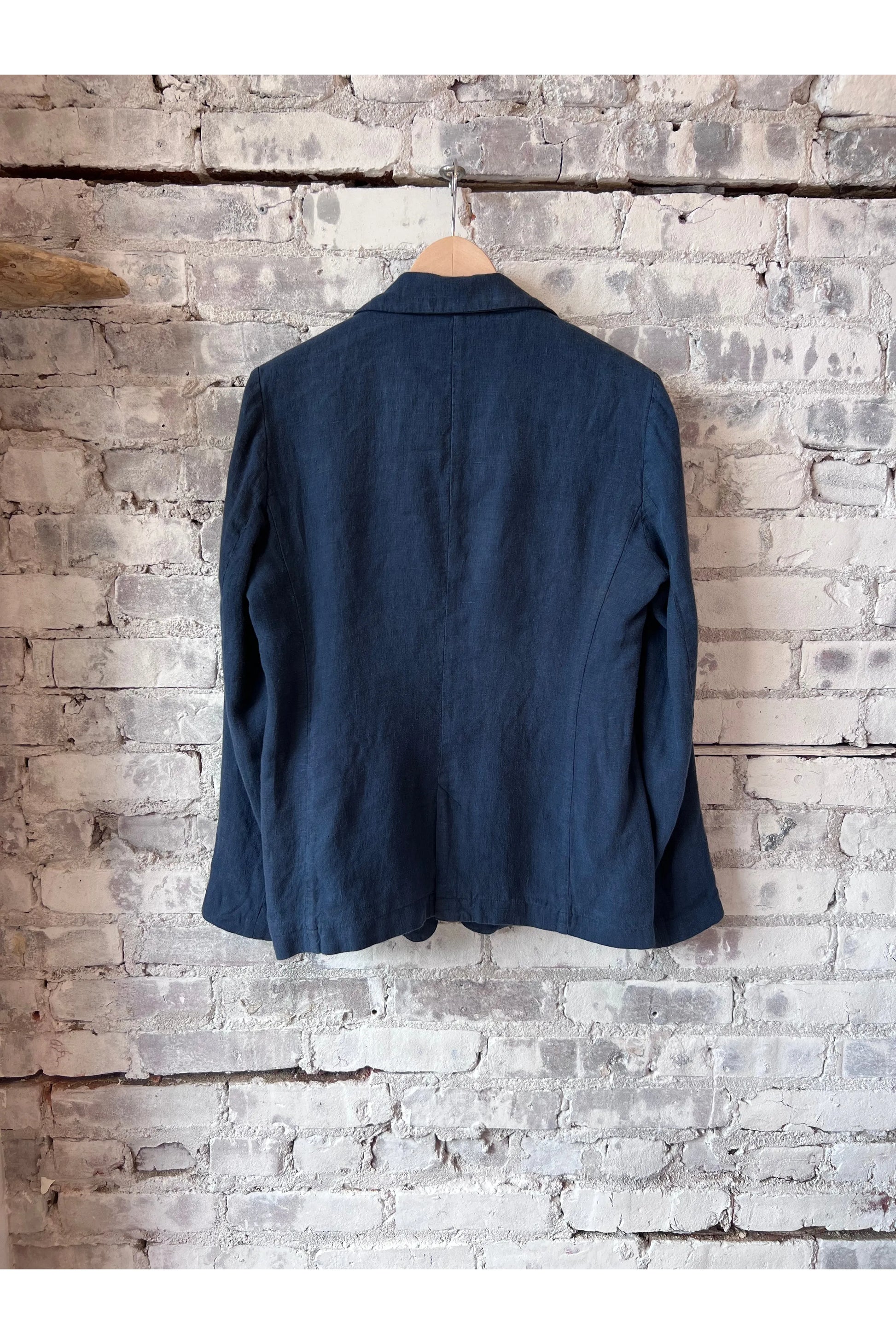 Virna Linen Jacket - Midnight - DUNE + SALT