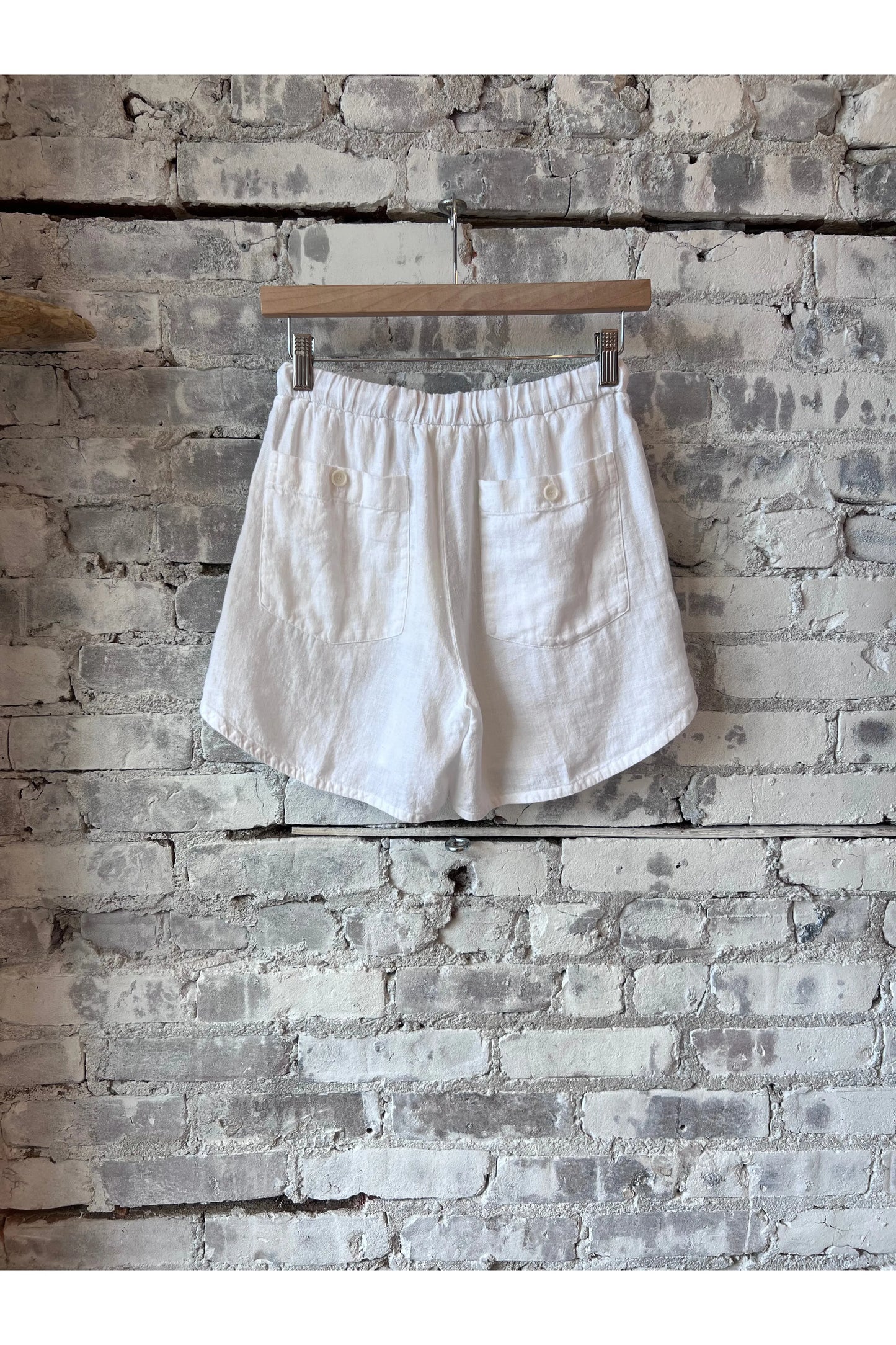 Soko Linen Short - White - DUNE + SALT