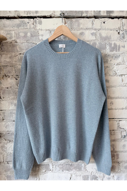 Extreme Cashmere Crew Sweater - Dusty Blue - DUNE + SALT
