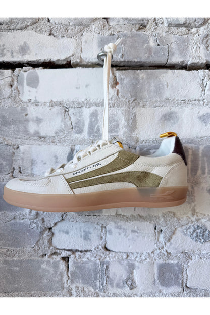 Fez Court Sneaker - Ivory/Gum - DUNE + SALT
