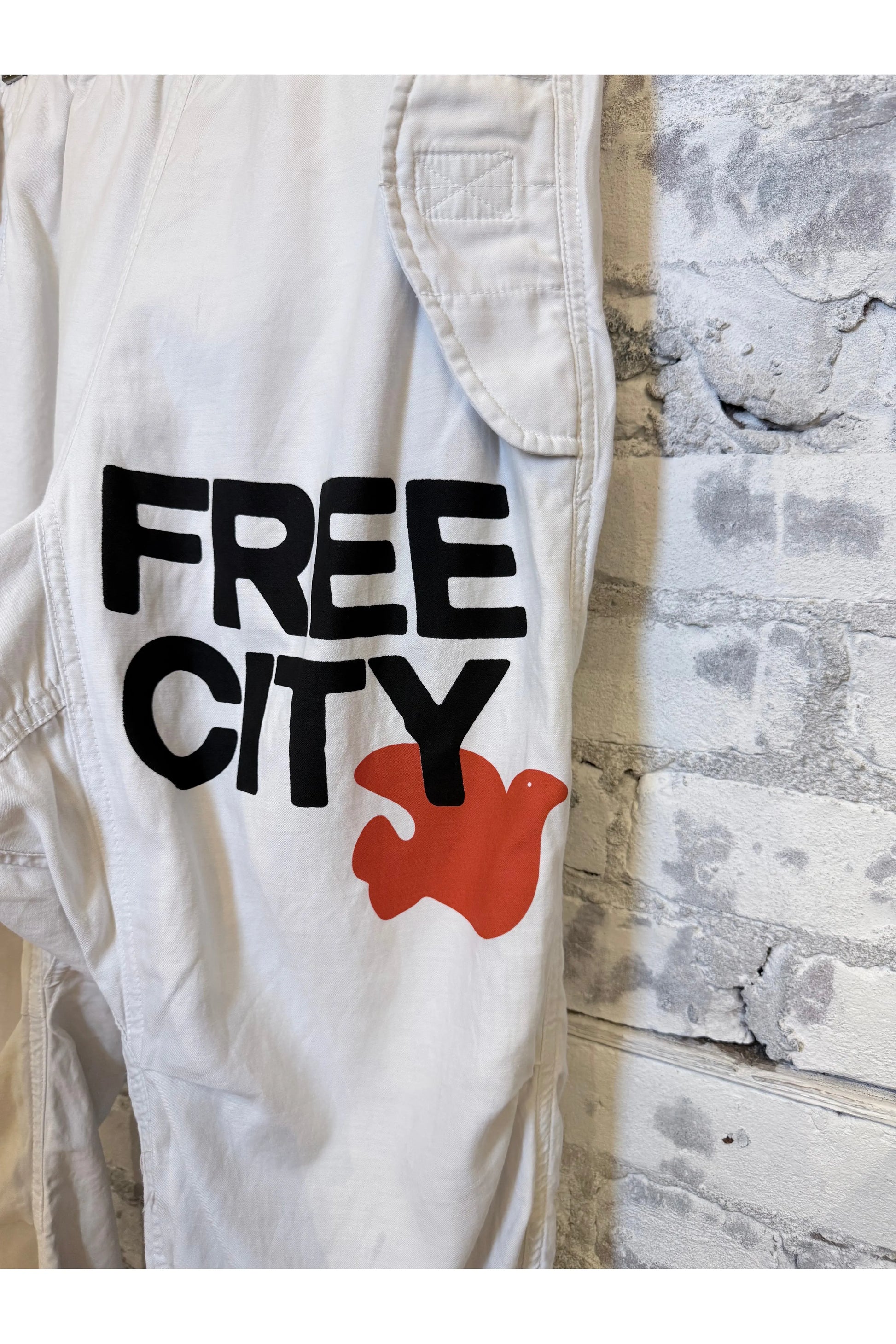 FLAP/SNAP FREECITY MATTE/SATIN AIRJUMP PANT - Laundry Whites - DUNE + SALT