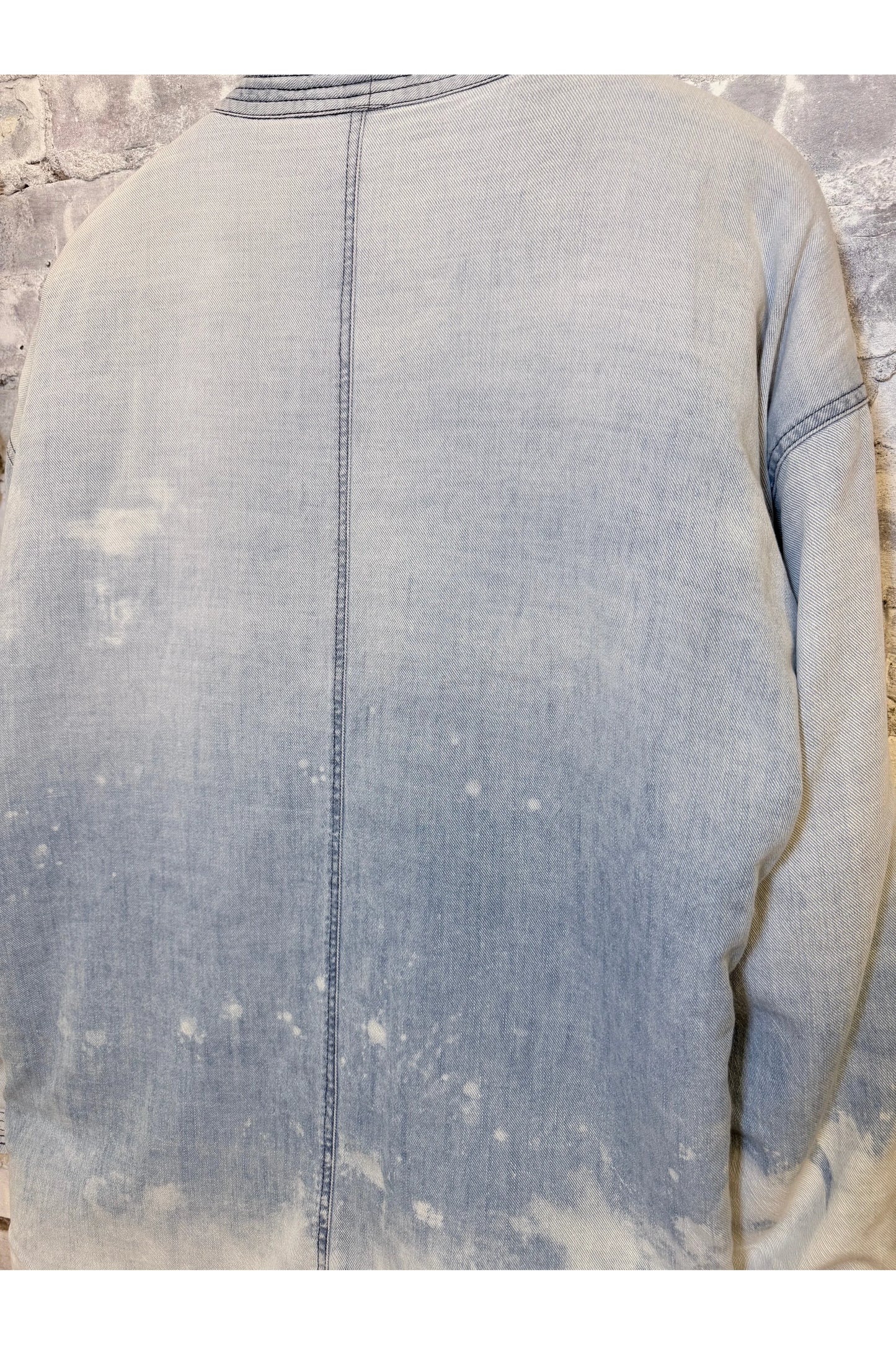 INDIGO/SHERPA BLANKET CARDIGAN - SUPERFADEOUT CLOUD - DUNE + SALT