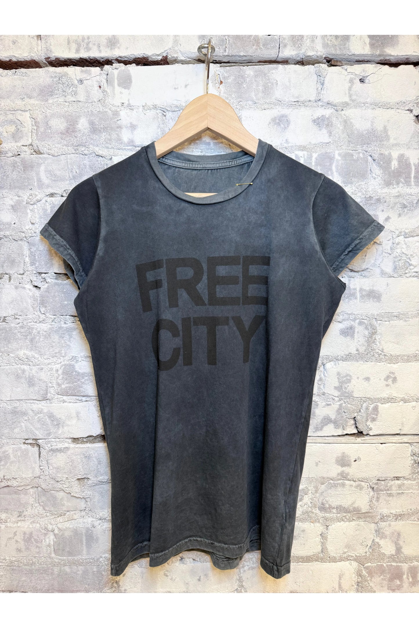 FREECITY "the doing of it is the being of it" SUPERVINTAGE Shortsleeve Tee - Volcano Powder - DUNE + SALT