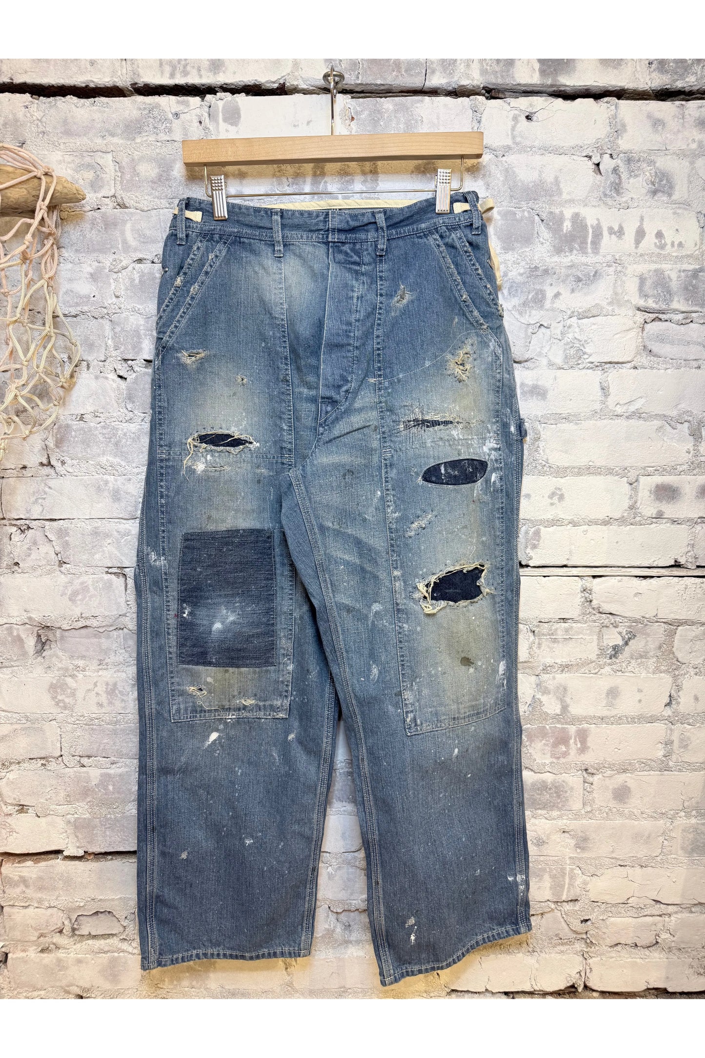Customized Side Open Panter Pants - Denim